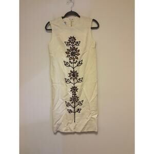 Charlotta of California by Glazier Vintage Beaded Embroidered Shift Dress